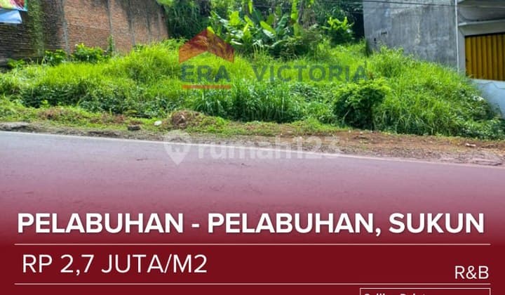Dijual Tanah SHM di Daerah Pelabuhan-Pelabuhan Sukun Malang Lokasi Strategis Pinggir Jalan