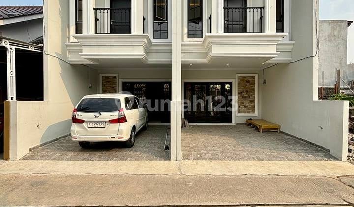 Rumah Mewah Classic Modern Di Tanah Baru Beji Depok 2 Lantai + Rooftop Garden