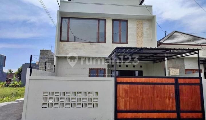 Open Lagi !! Rumah Dijual Lantai Dualokasi Tkd Balian Renon Denpasar Selatan Luas Tanah 84M2 Luas Bangunan 100M2shm IMB 02/2022 Area Tenang Pemandangan Sawah