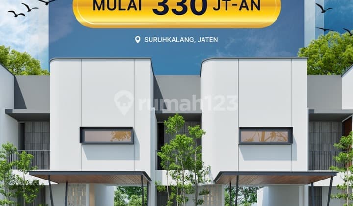 Syariah, Rumah, 2 Lantai, SHM, Bonus Canopy
