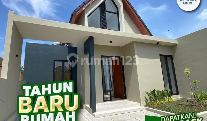 Bonus Canopy, Rumah, 1 Lantai, SHM, Dekat Akses KRL, bisa Cicilan Bertahap