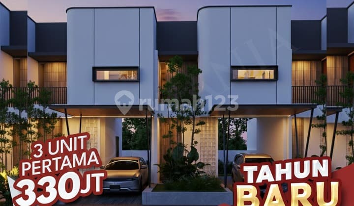 * Rumah 2 Lantai Bergaya Modern Minimalis, Berlokasi Solo Timur