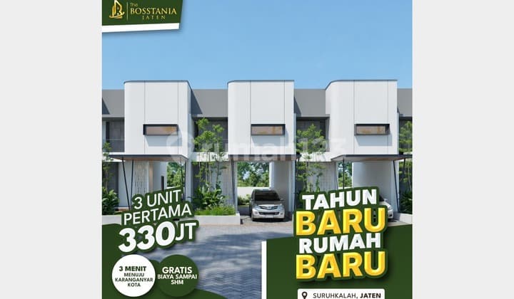 Rumah Solo Timur 2 Lantai Harga 330 Juta Grtais Biaya SHM