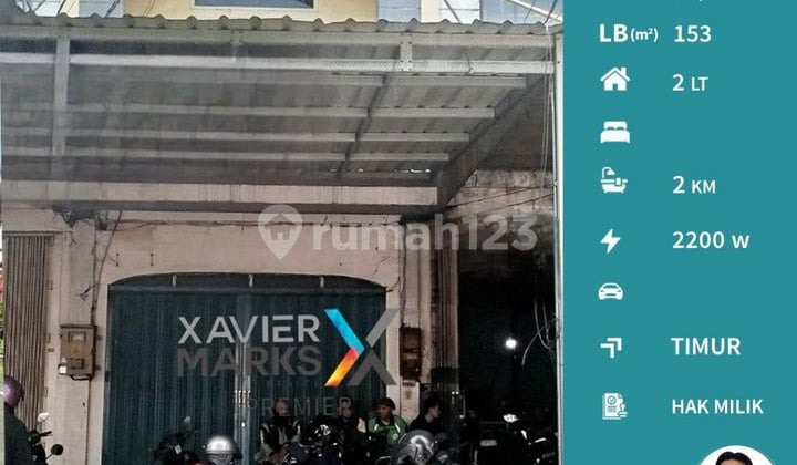 Dijual Ruko Siap Pakai Di Tumenggung Suryo, Dekat RS Lavalette