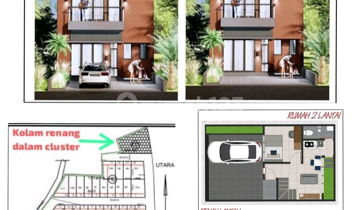 New Two-Story Very Cheap House in Cakung, East Jakarta