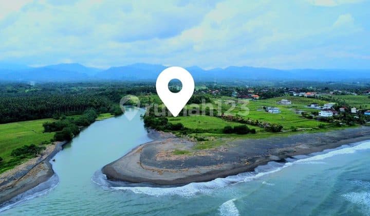 Kesempatan Langka di Medewi Lahan Tepi Pantai & Tepi Sungai
