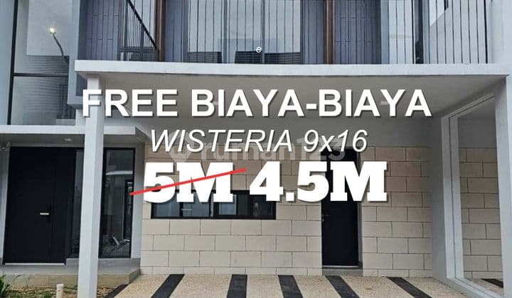 wisteria 9x16 brand new belum pernah ditempati