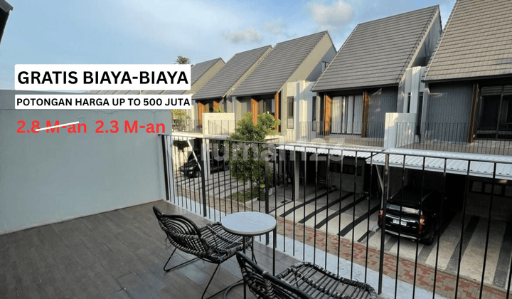 Wisteria 7x12 2lantai attic masih baru belum pernah ditempati