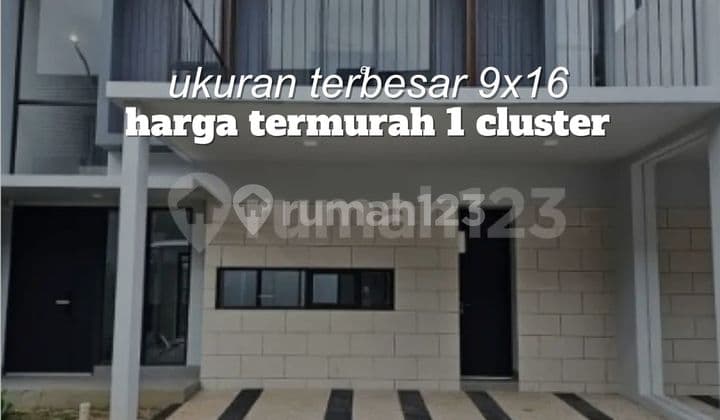 disewakan cepat rumah wisteria terbesar 9x16 harga termurah udah semifurnish
