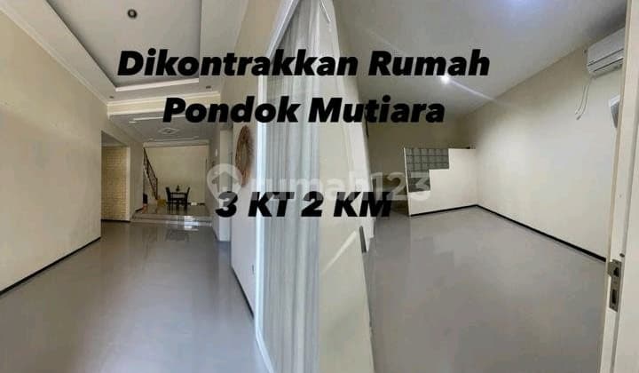 Disewakan Rumah Pondok Mutiara Dekat Pondok Jati dan Tol Sidoarjo