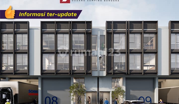 Gudang Samping Bandara Bebas Banjir Hybrid 3In1