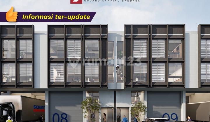 Gudang Samping Bandara Bebas Banjir Hybrid 3In1