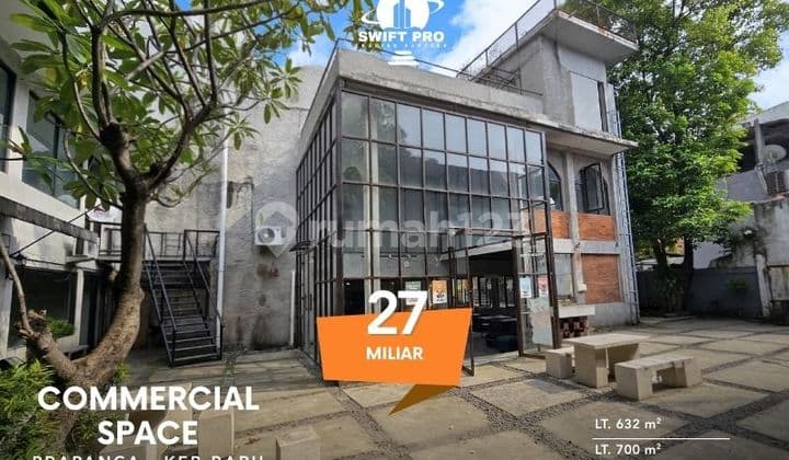 Ruang Usaha Komersial Strategis nan Sejuk di Prapanca,Jakarta Selatan
