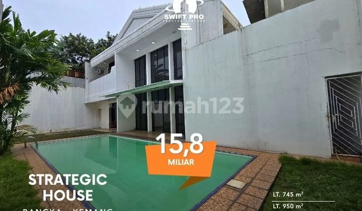 Strategic yet Tranquil House on Jl Bangka, South Jakarta