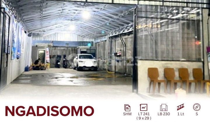 Di Jual Tempat Usaha Cucian Mobil Aktif di Tengah Kota