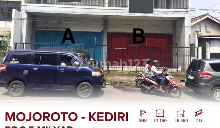 Di Sewakan Ruko Luas dan 2Lantai. dengan Lebar Ruko @ 7.5M.