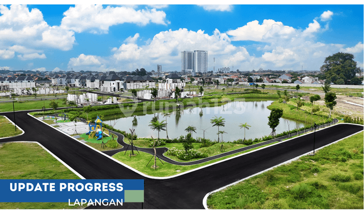 Rumah Mewah View Danau di Sidoarjo Kota, Bunga Ringan, Undian Mobil