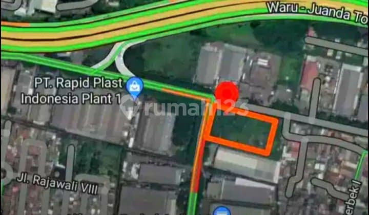 Tanah Pergudangan Pabrik Berbek Waru Rungkut Surabaya