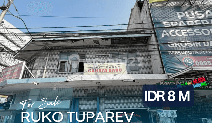 Ruko Strategis di Tuparev Karawang - Lokasi Ramai di Pusat Kota, Cocok untuk Usaha