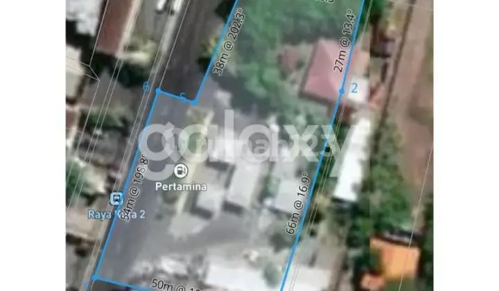 Tanah Bonus Rumah dan Spbu di Raya Kuta Badung, Bali