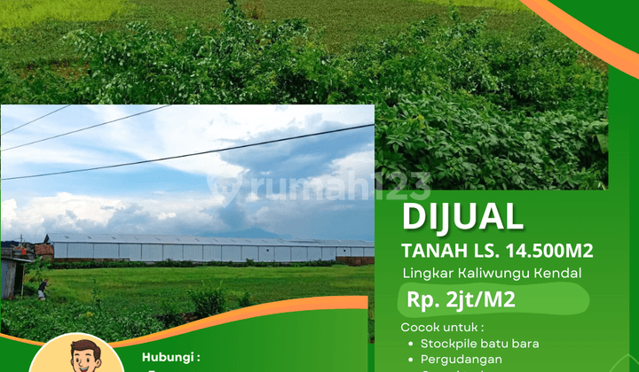 Dijual Tanah - Lokasi Strategis Dekat Kik Kendal