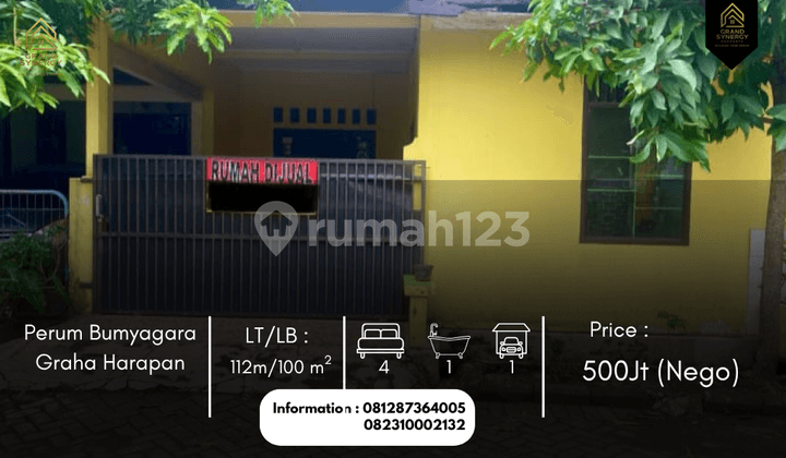 Rumah Minimalis Harga Ekomonis di Graha Harapan,,Yakinlah...
