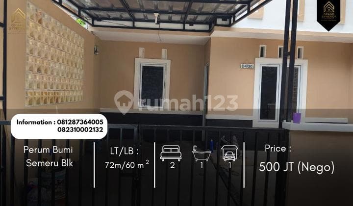 Rumah Nyaman Keluarga Bahagia Ada di Bumi Semeru,,,Yakinlah,,,,