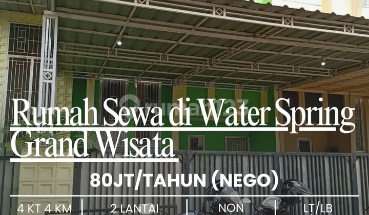 Rumah Sewa Unfurnished di Water Spring Grand Wisata,,Yakinlah,,,