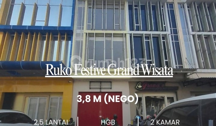 Ruko 2,5 Lantai, Strategis di Grand Wisata Dekat Tol, Yakinlah,,