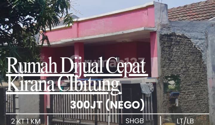 Dijual Cepat Rumah di Kirana Cibitung kondisi Bagus,,Yakinlah,,,