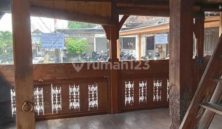 Disewakan Properti Komersial Unik Konsep Joglo Full Kayu 2 Lantai