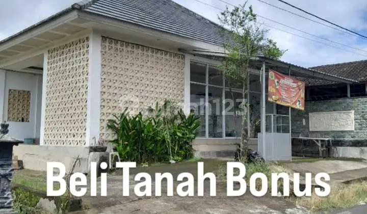 Dijual Tanah 1.012 M² + Bonus Rumah View Lereng Gunung Dekat Jatiluwih Rice Terraces