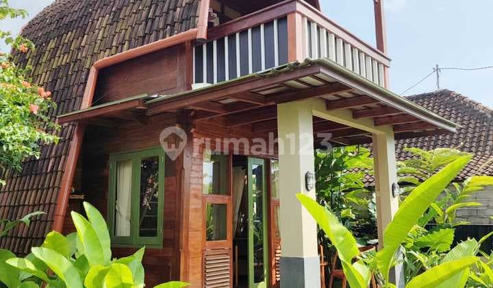 For Lease Tropical Wooden Retreat Cabin Hunian Healing di Tengah Alam Tabanan