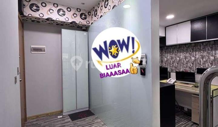 Dijual Cepat Office Unit Kantor The Mansion Bougenville Tower Fontana Full Furnish Siap Huni Jakarta Utara