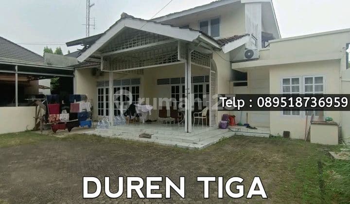 Duren Tiga - Old House Land Calculation on the Side of Duren Tiga Main Road, South Jakarta