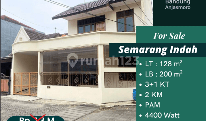Rumah Nyaman & Strategis di Semarang Indah, Harga Terbaik!