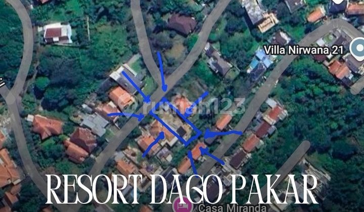 Tanah di Dago Pakar Permai Cocok Utk Airbnb