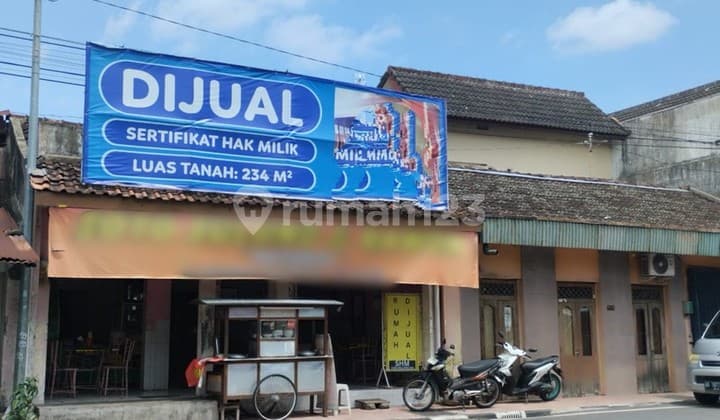 Dijual Tanah Bonus Bangunan Sangat Strategis di Dekat Malioboro
