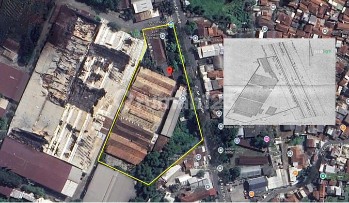 Profesional & Investor-Orienteddijual Ex Pabrik Mainroad Ujung Berung | Lt 8.500 M² | SHM | Hitung Tanah