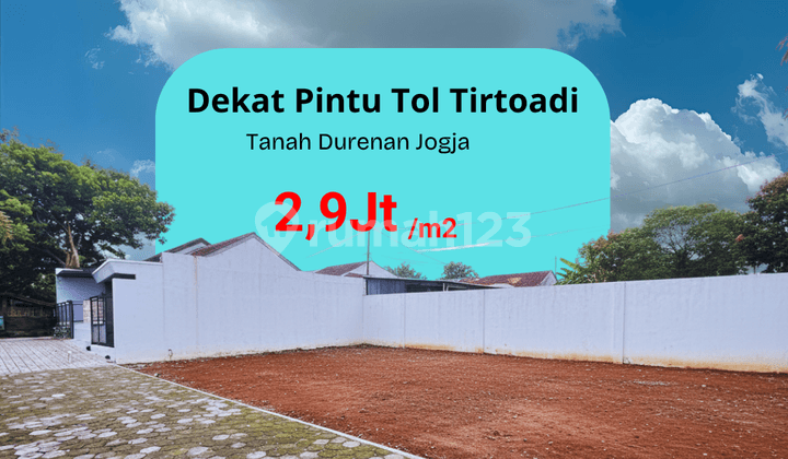 Tanah Murah Jogja: 2 JUTAAN Dekat Mall, Pintu Tol, SHM Ready