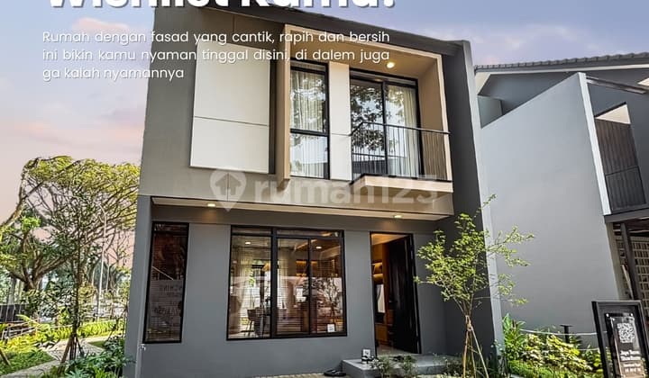 DREAM TWO-STORY MODERN MINIMALIST HOUSE FOR YOUNG COUPLES IN KOTABARU PARAHYANGAN BANDUNG