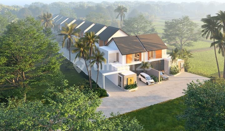 3 Bedroom Villa with Rice Field View and One Gate System in Sanur