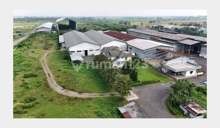 Murah Pabrik + Tanah 7,85 Hektar di 0 Jalan Raya Ngrame Mojokerto