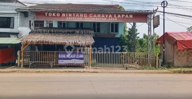 Dijual Lelang Ruang Usaha Lokasi Strategis di Lebak Banten