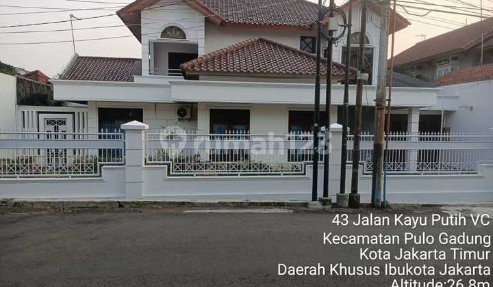 Dijual Murah! Rumah di Jalan Kayu Putih, Pulo Gadung, Jakarta Timur