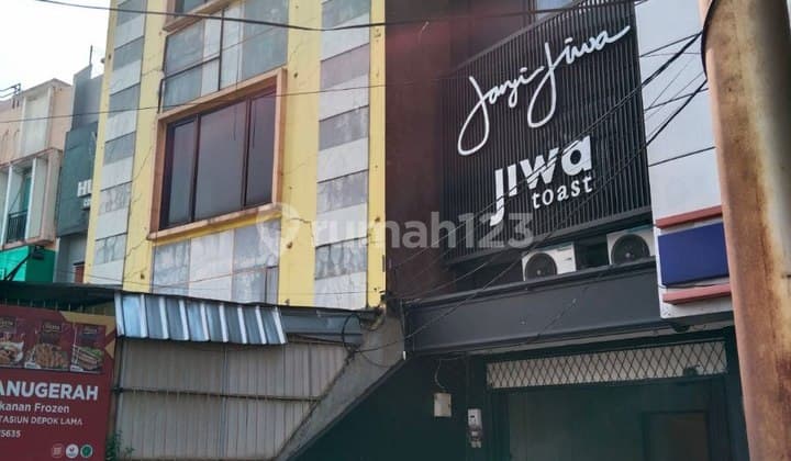 Disewakan Ruko Strategis Pinggir Jalan Ruko di Pancoran Mas