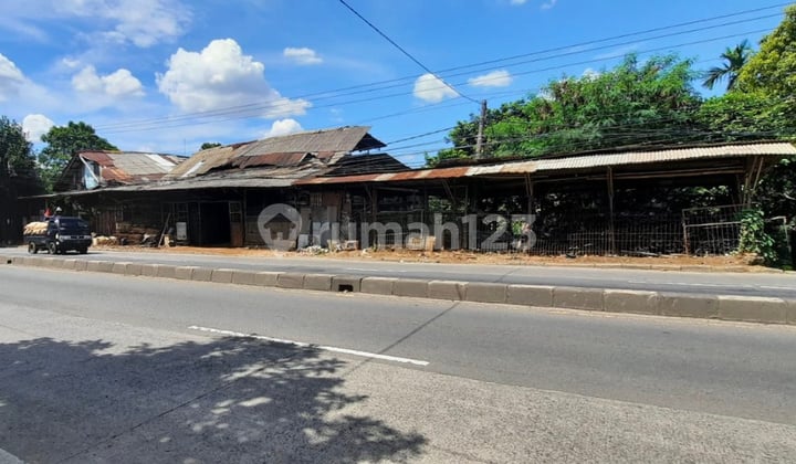 Fast Sale Land and Building. On the Jakarta-Bogor Main Road.