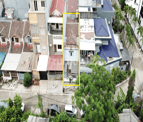 Rumah Tua Murah LT 108 di Perum Segitiga Senen Ii, Sunter Agung, Jakarta Utara - Cash Only