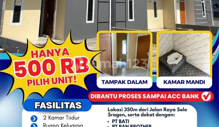 Subsidized Home, Serene and Comfortable Residence in Sragen