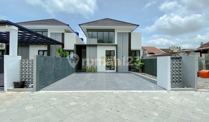 Rumah Desain Mewah, Tanah Luas, Dekat Pasar Jangkang